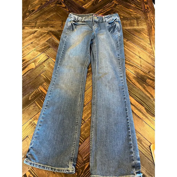 GLO Jeans Juniors 5 Light Wash Bootcut Casual Denim School Fall Winter Comfy - Picture 1 of 16